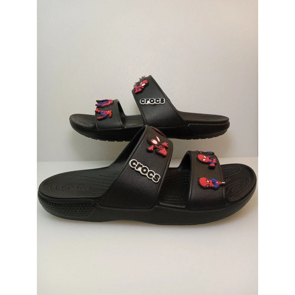 Crocs Spiderman Slip On Marvel Sandals Men's size 11